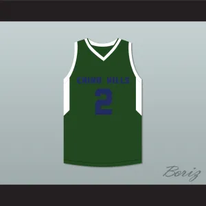 Lonzo Ball 2 Chino Hills Huskies Green Basketball Jersey