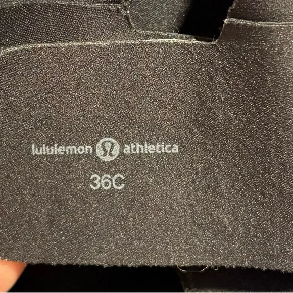 Lululemon Entice high support Bra black 36C
