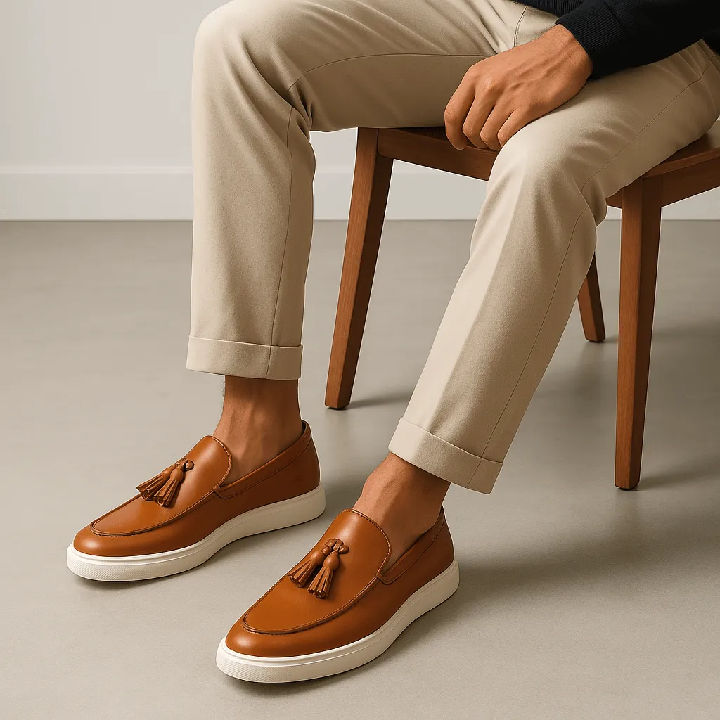 LumiNovi | The Tassel Slip-On Loafers