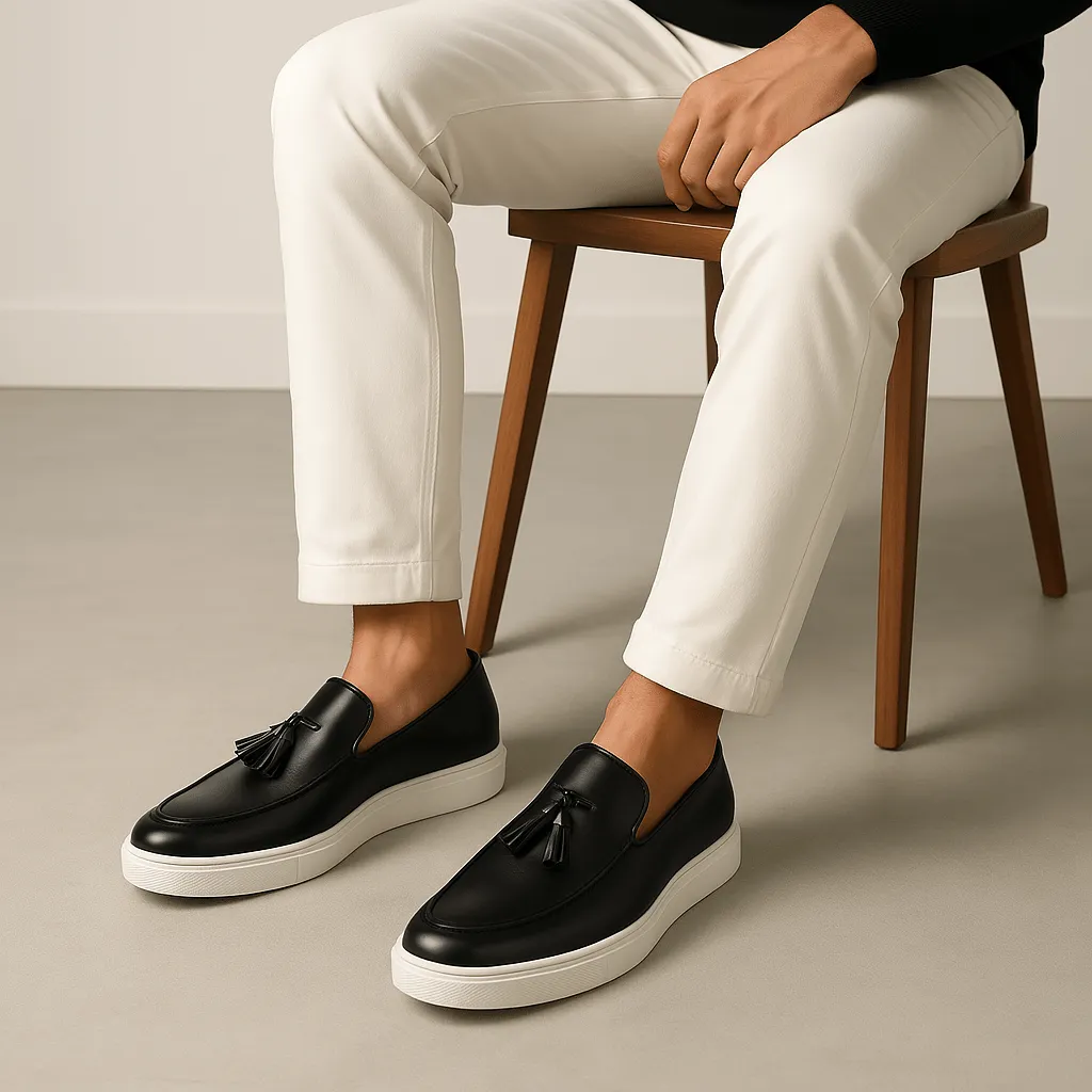 LumiNovi | The Tassel Slip-On Loafers