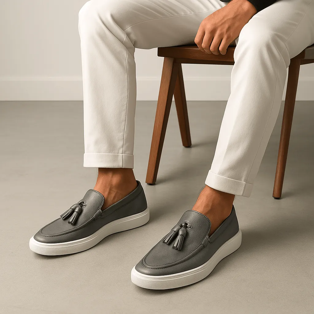 LumiNovi | The Tassel Slip-On Loafers