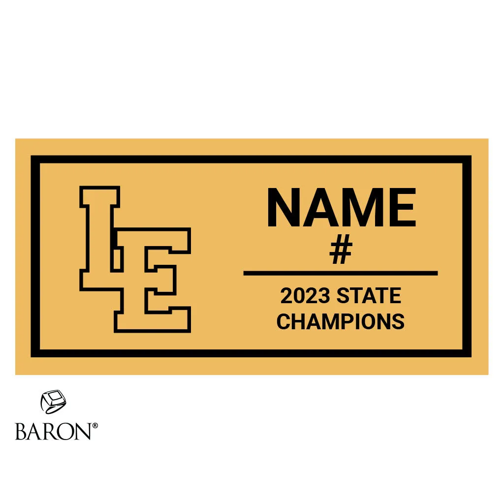 Lutheran East High School Boys Basketball 2023 Championship Display Case