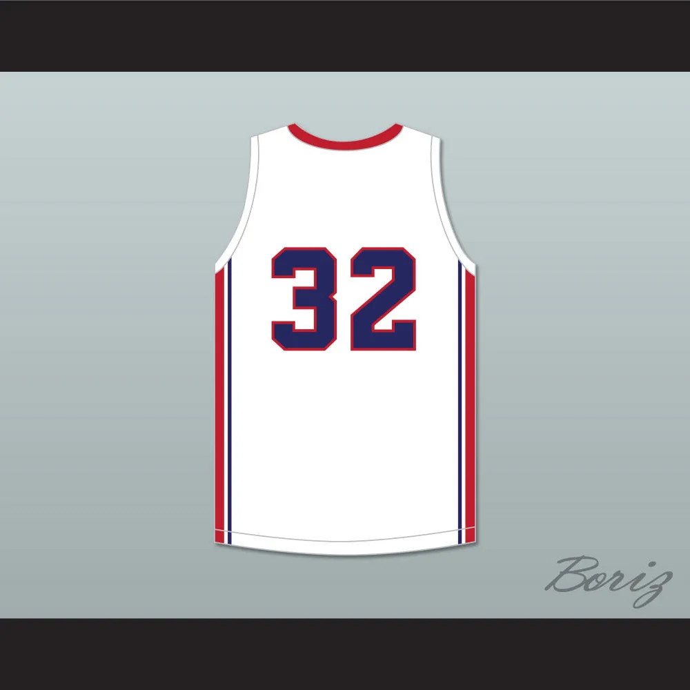 MarJon Beauchamp 32 Nathan Hale High School Raiders White Basketball Jersey 1