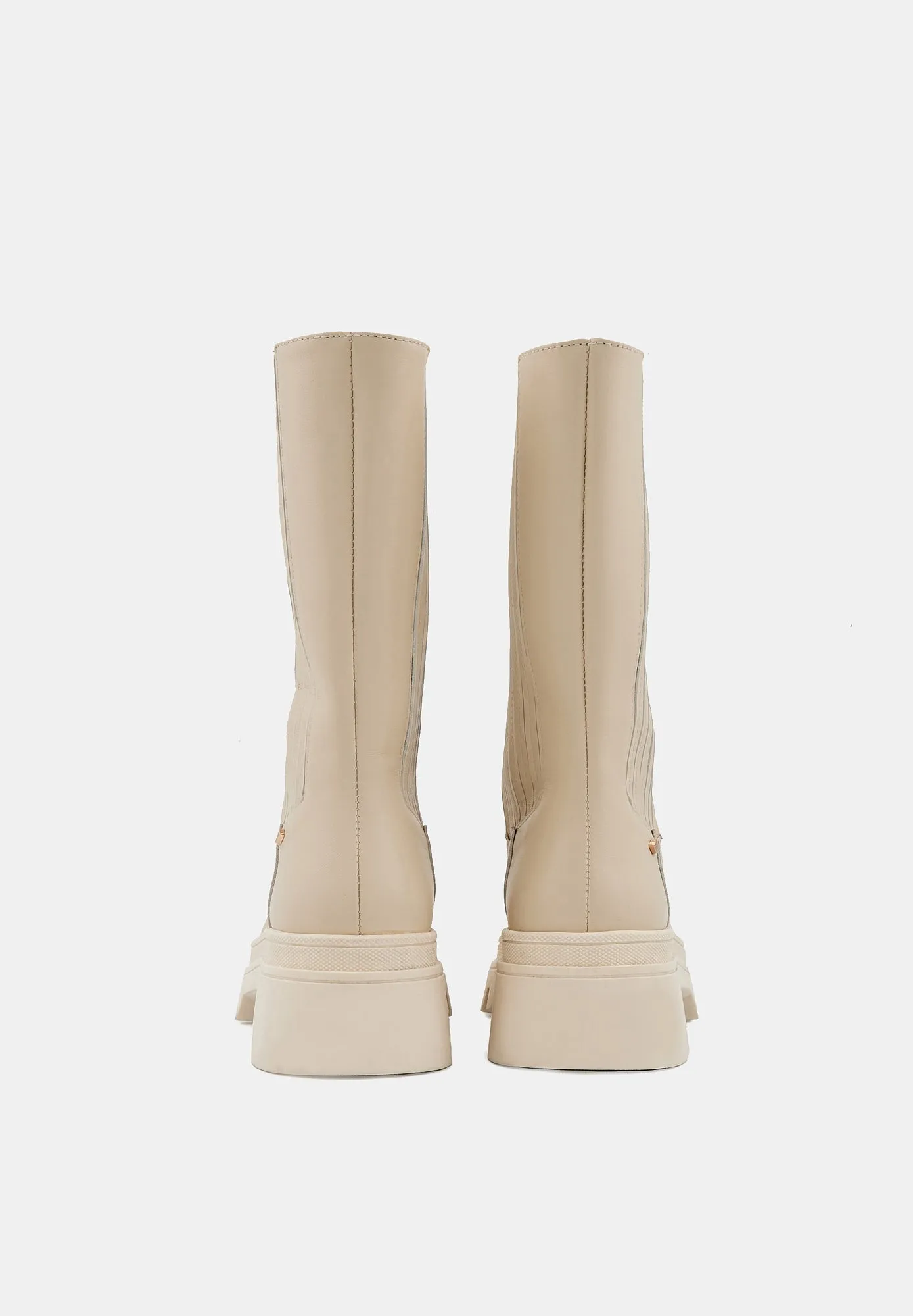 May-Cuir Lisse Beige