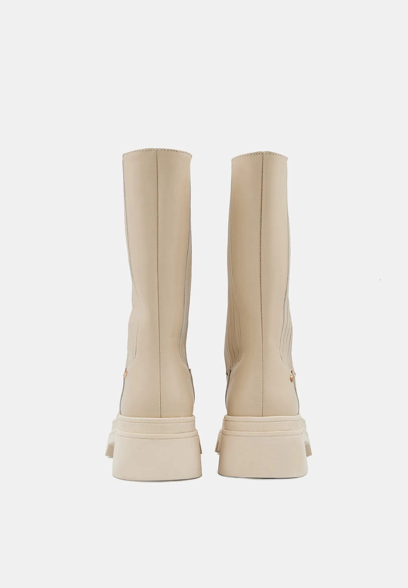 May-Cuir Lisse Beige
