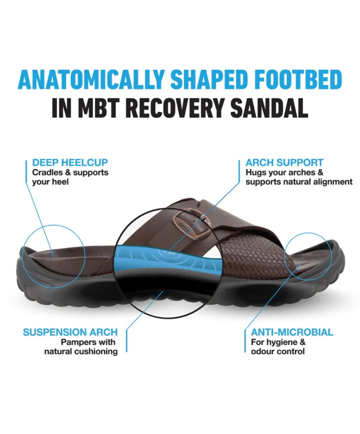 MBT Tokyo White Womens Recovery Slides