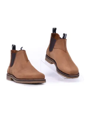 Mens Grasshoppers, Logan, Casual Dark Brown Boot
