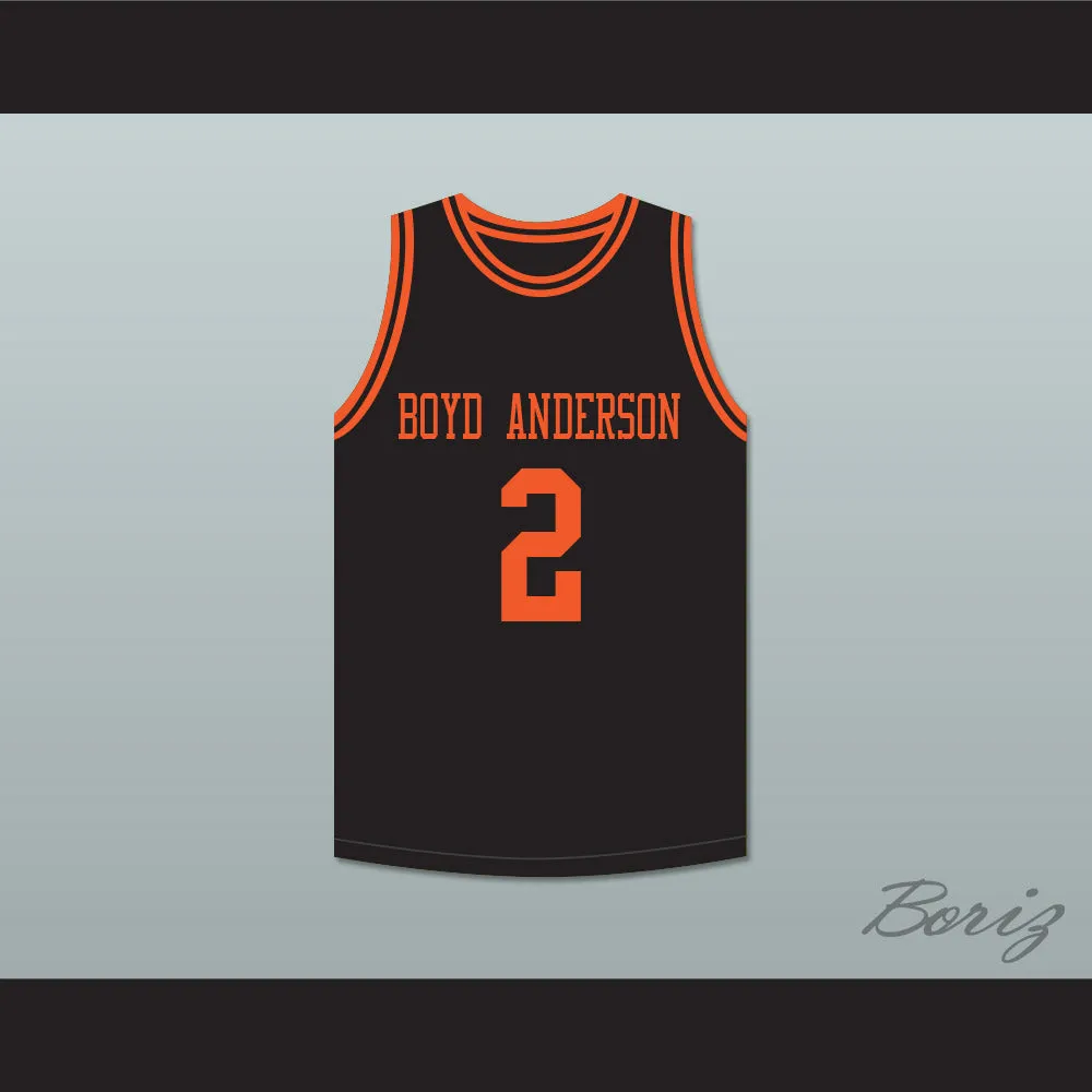 Mitch Richmond 2 Boyd H. Anderson High School Cobras Black Basketball Jersey