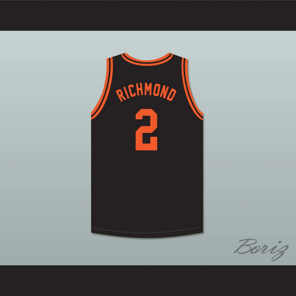 Mitch Richmond 2 Boyd H. Anderson High School Cobras Black Basketball Jersey