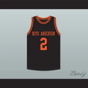 Mitch Richmond 2 Boyd H. Anderson High School Cobras Black Basketball Jersey