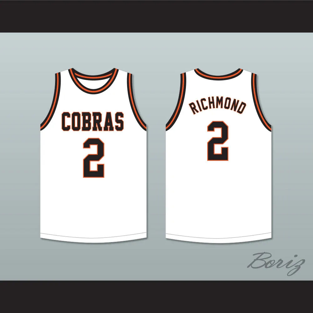 Mitch Richmond 2 Boyd H. Anderson High School Cobras White Basketball Jersey
