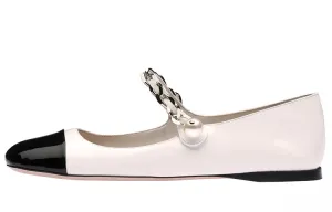 Miu Miu two-tone ballet flats