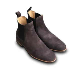 MOEMA Chelsea Boot Coffee Brown Suede