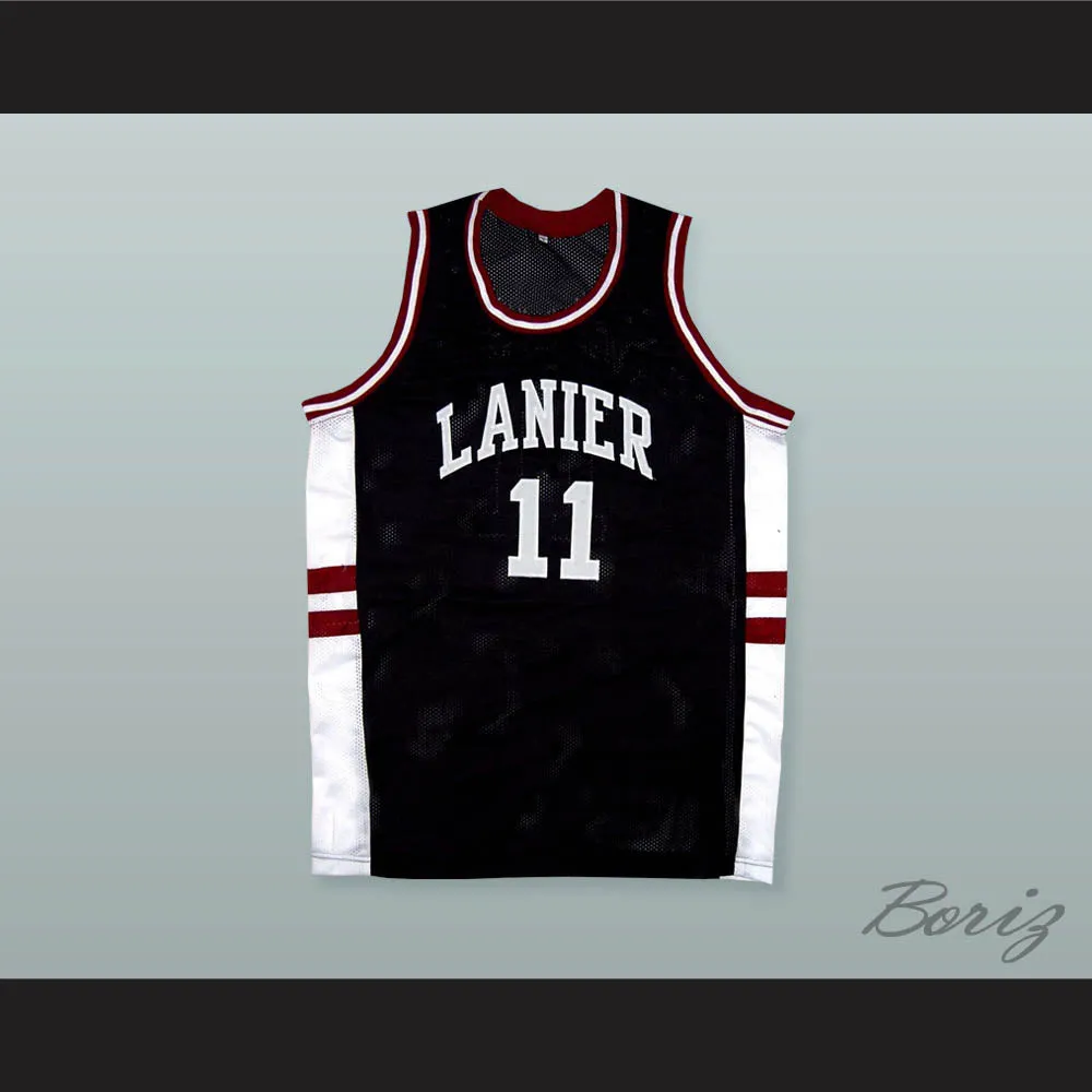 Monta Ellis 11 Lanier High School Bulldogs Black Basketball Jersey