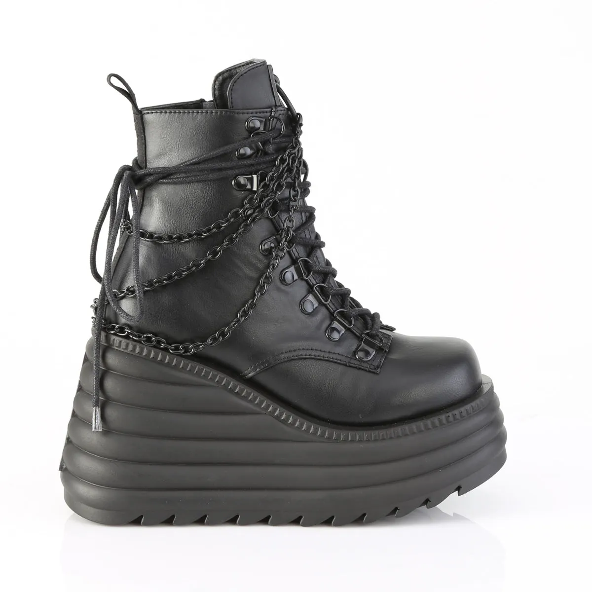 MORTE-65  Black Vegan Leather