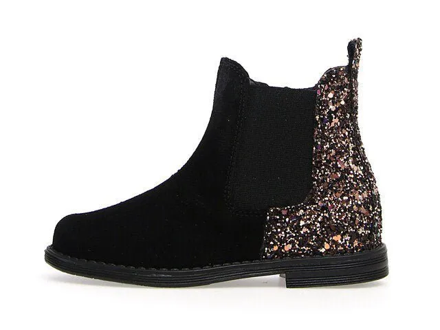 NATURINO -  Derino - Suede Black/Glitter
