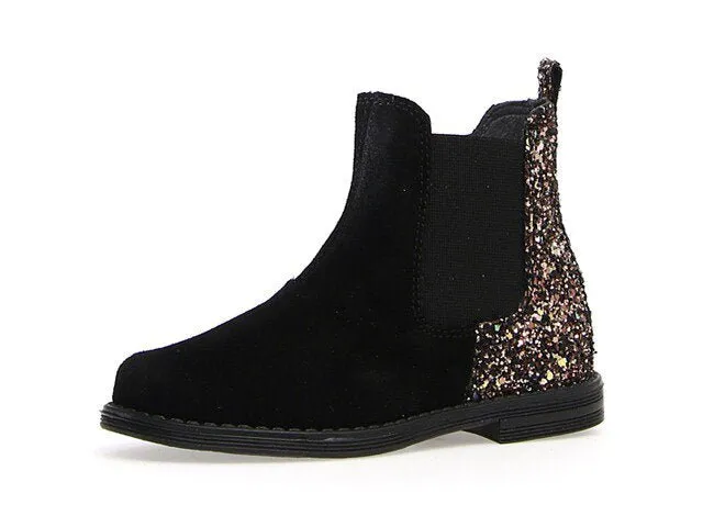NATURINO -  Derino - Suede Black/Glitter