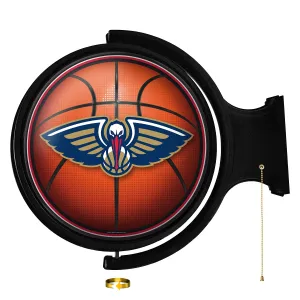 New Orleans Pelicans: Basketball - Original Round Rotating Lighted Wall Sign