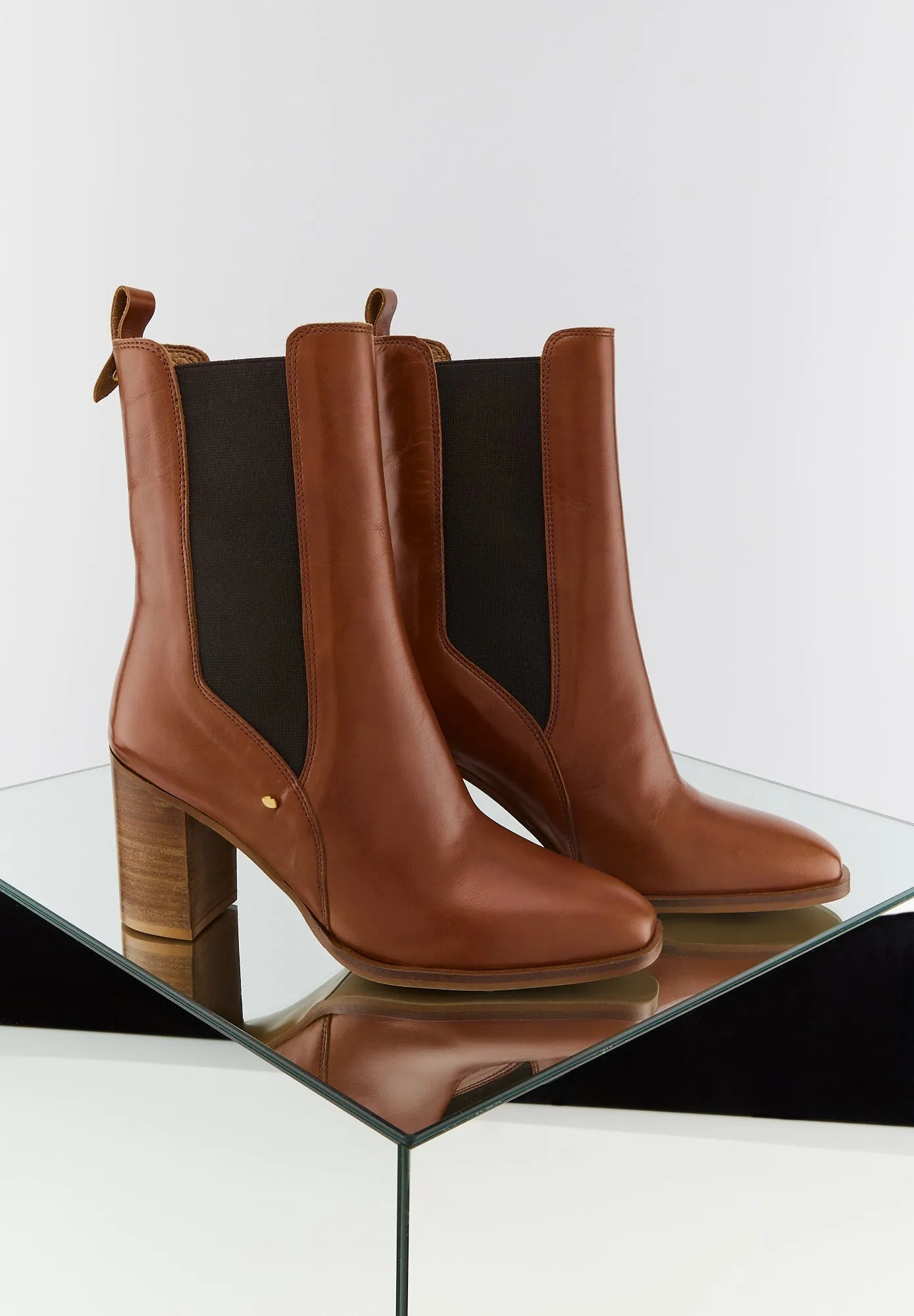 Norah-Cuir Cognac