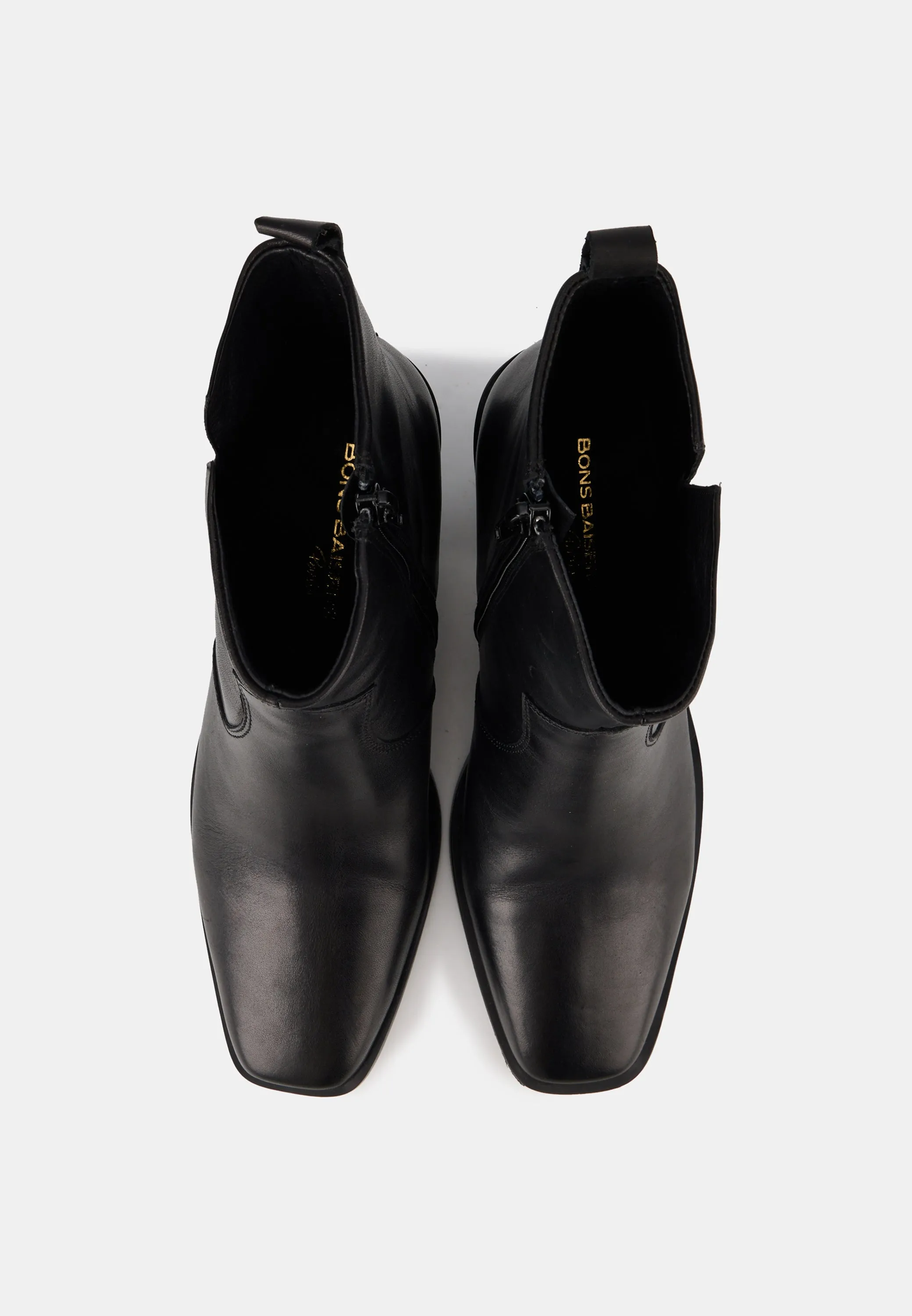 Nour-Cuir Brillant Noir