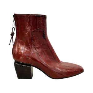 Officine Creative Shoes, Burgundy Leather Ankle Boots (size 37.5)