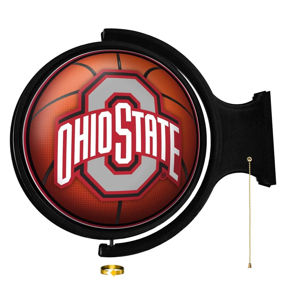 Ohio State Buckeyes: Basketball - Original Round Rotating Lighted Wall Sign