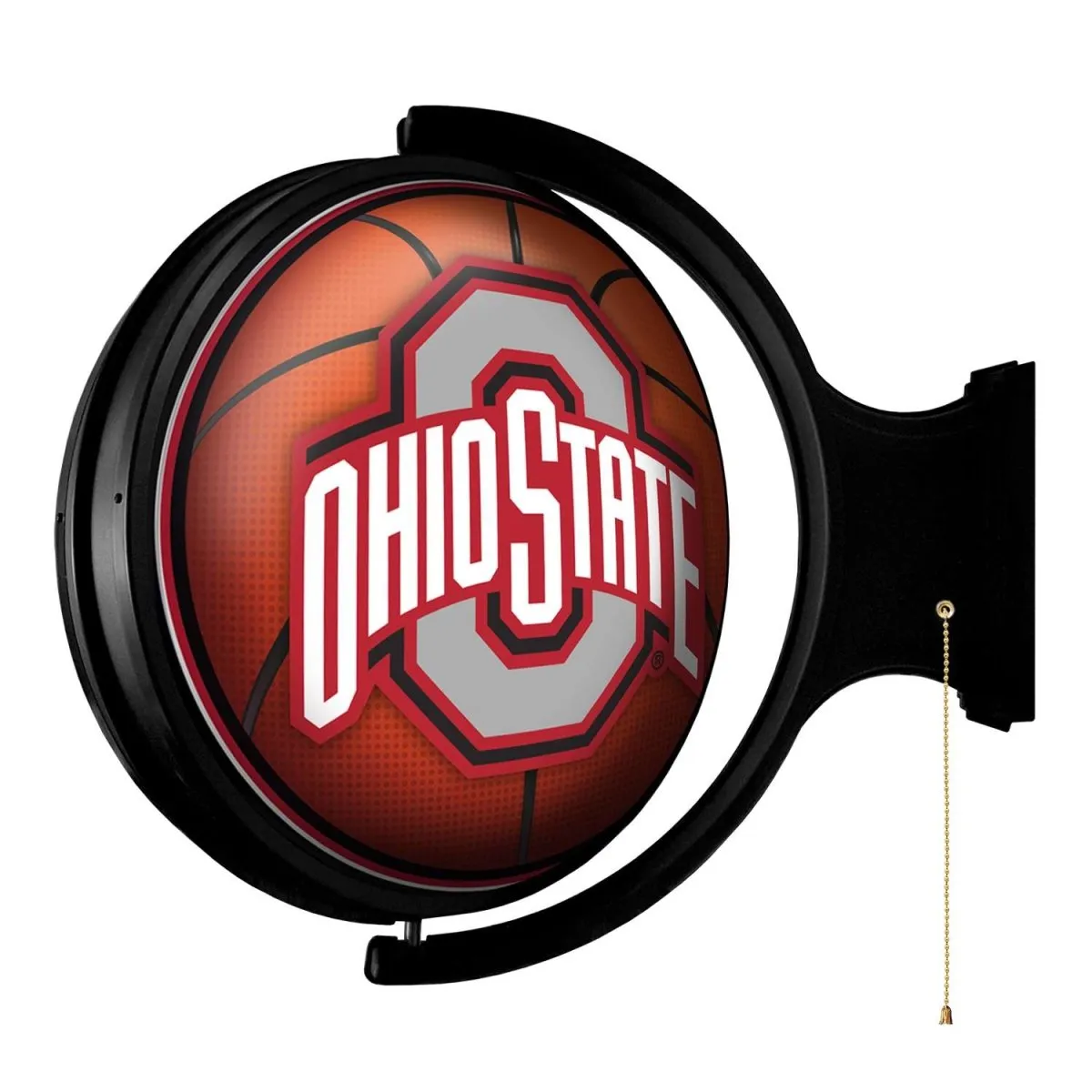 Ohio State Buckeyes: Basketball - Original Round Rotating Lighted Wall Sign