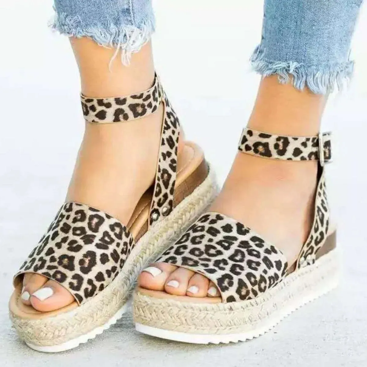 Open Toe Platform Sandals