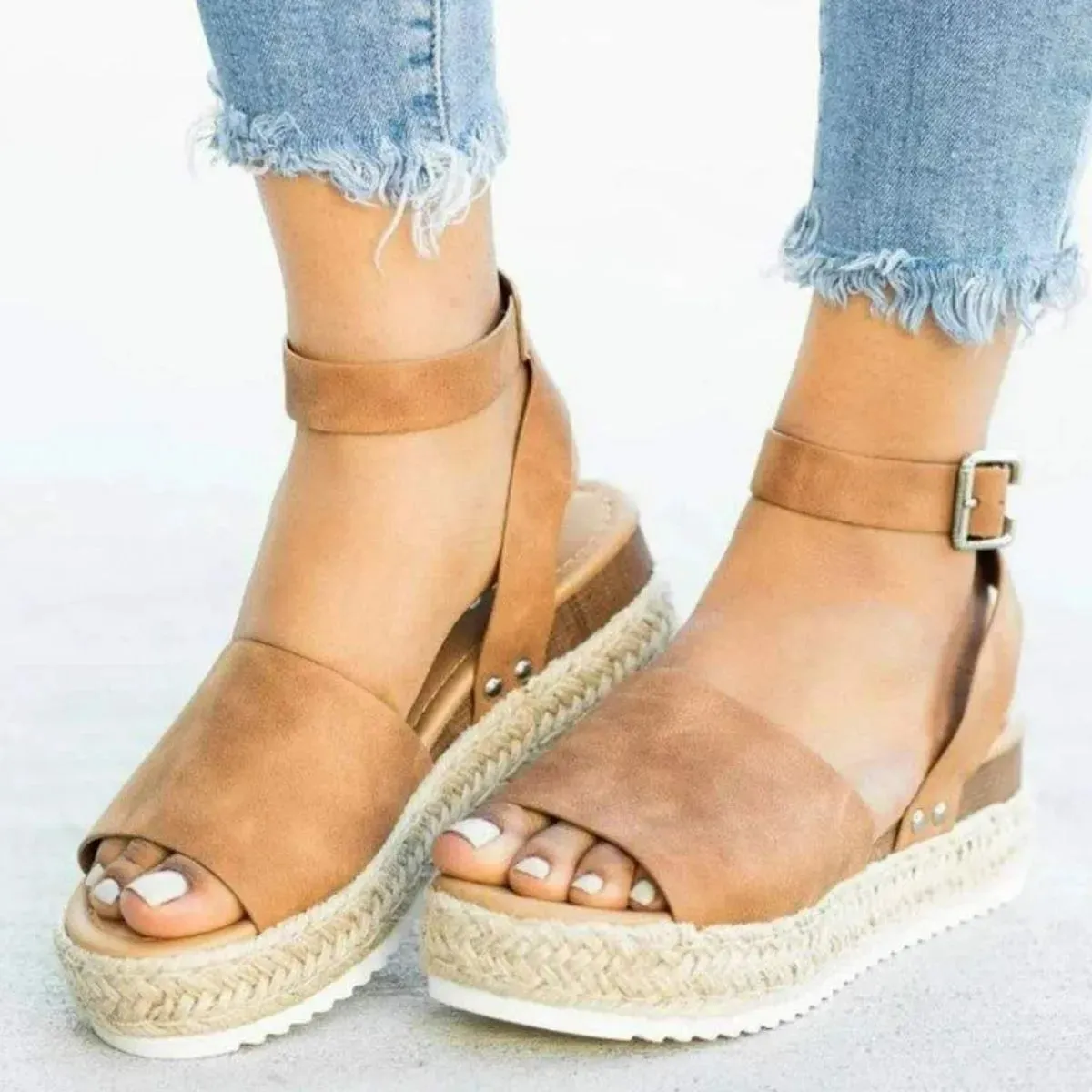 Open Toe Platform Sandals