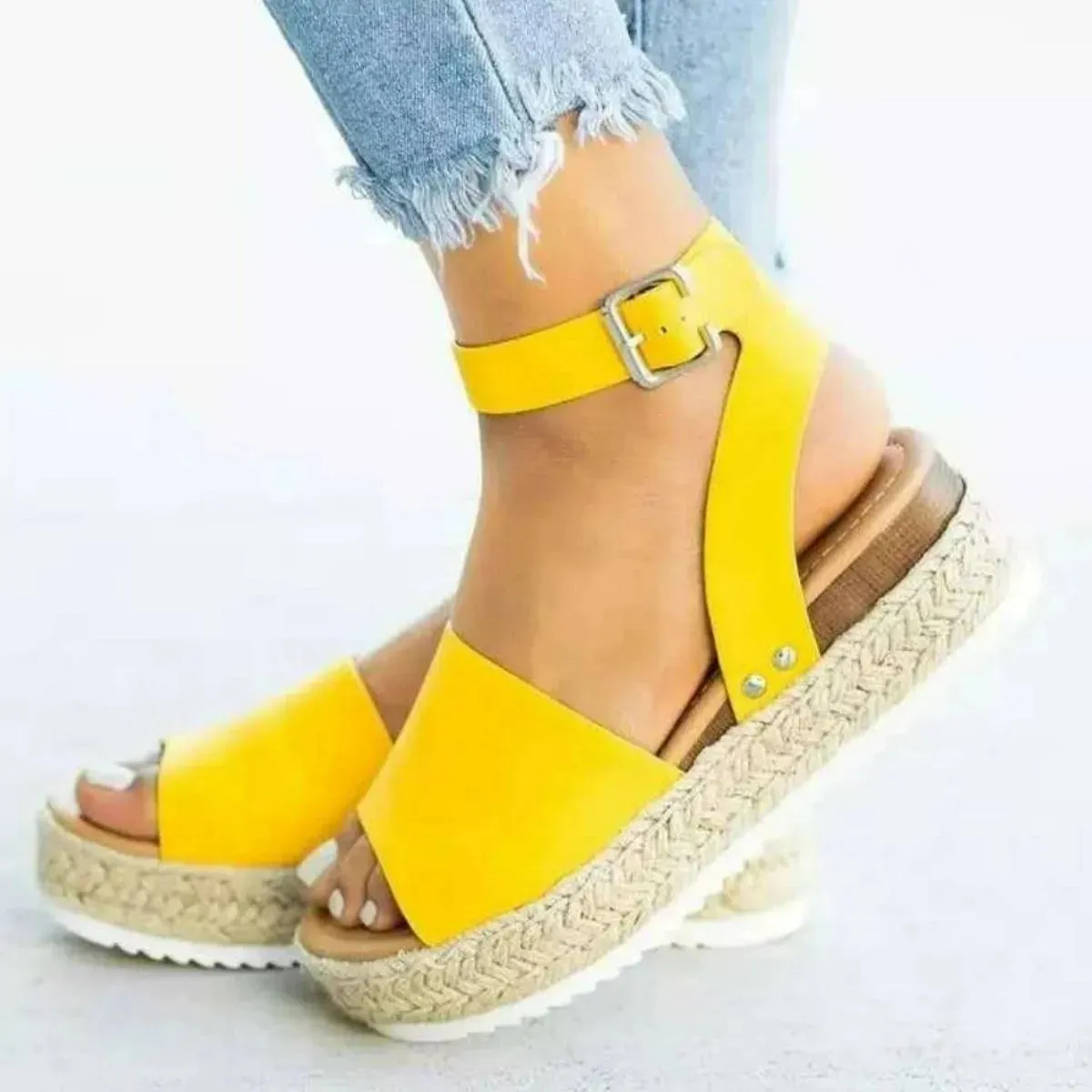 Open Toe Platform Sandals