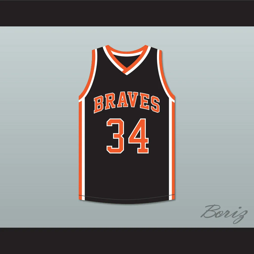 Otto Porter Jr. 34 Scott County Central High School Braves Black Basketball Jersey 2