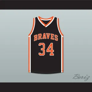 Otto Porter Jr. 34 Scott County Central High School Braves Black Basketball Jersey 2