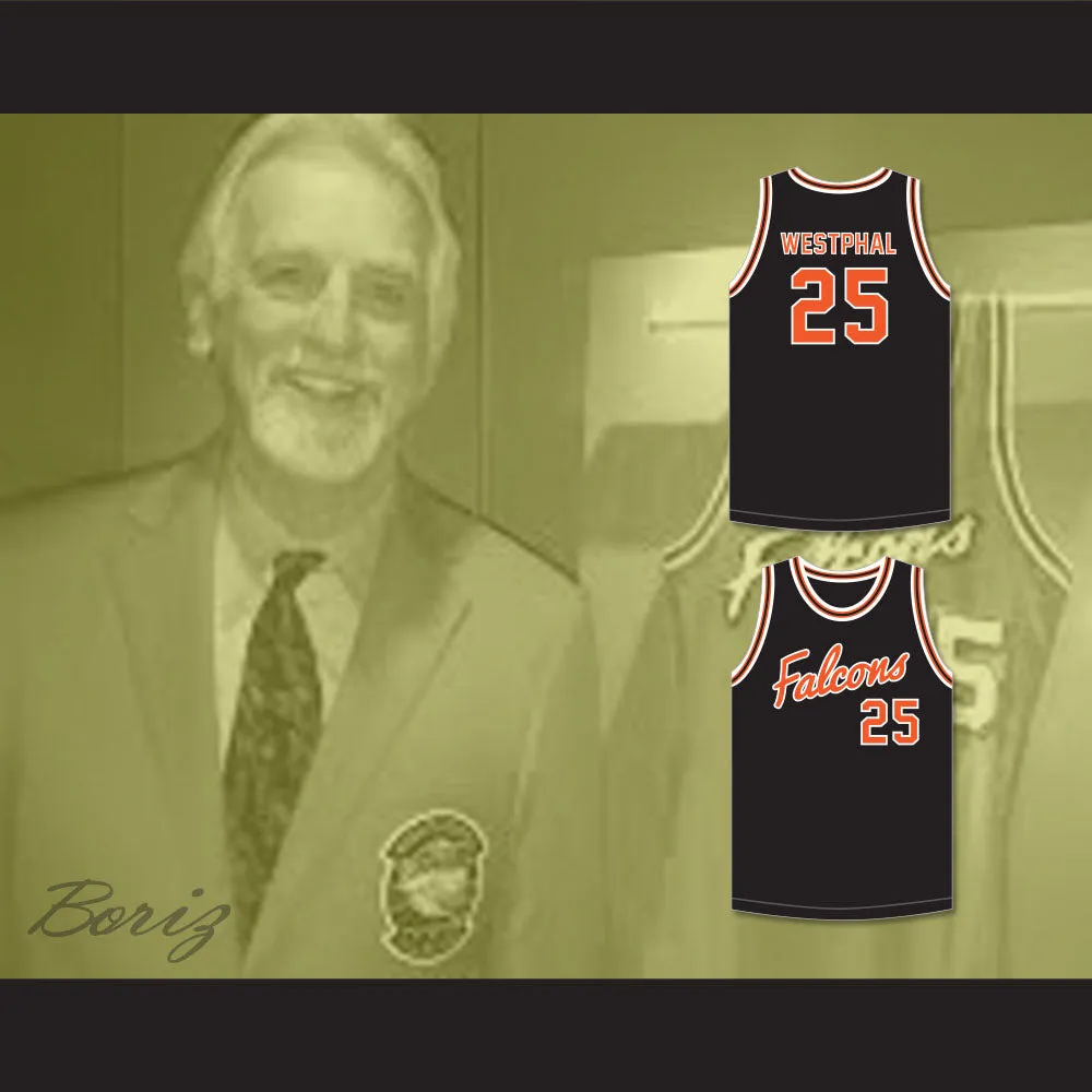 Paul Westphal 25 Aviation High School Falcons Black Basketball Jersey