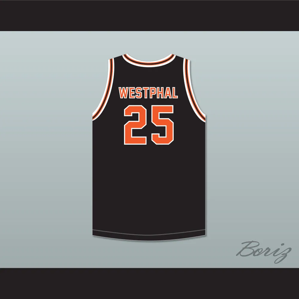 Paul Westphal 25 Aviation High School Falcons Black Basketball Jersey