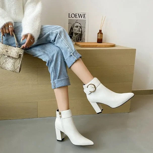 Petite Size Ankle Boots For Women DS70