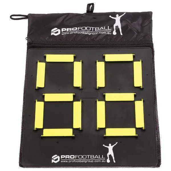 PFG Player Substitution Board (with Carry Bag)