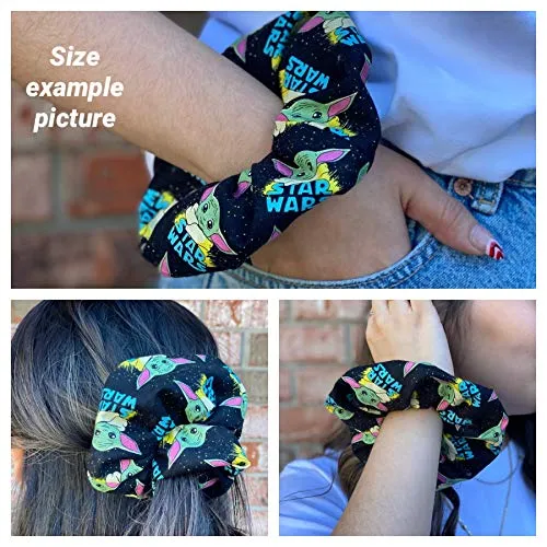 Pink Bee Womens Scrunchie Hair Tie Ponytail