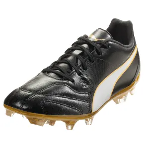 PUMA Men's Capitano II FG Firm Ground Soccer Cleats (Black/Gold)