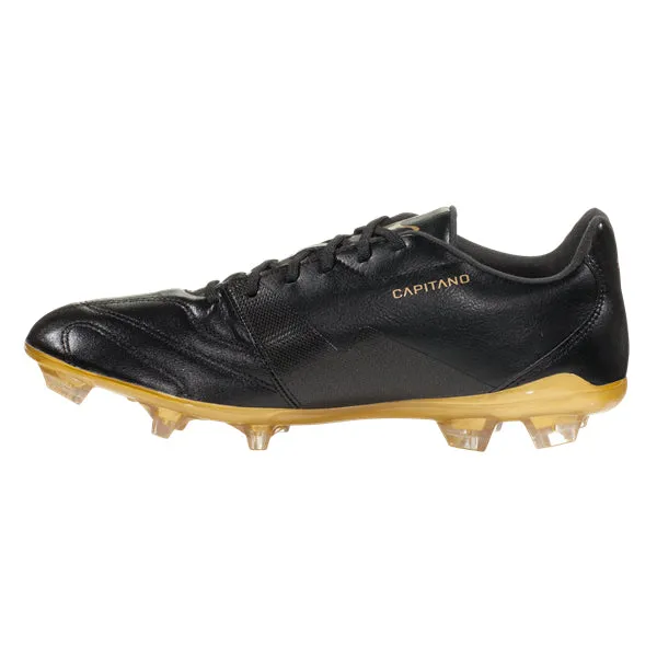 PUMA Men's Capitano II FG Firm Ground Soccer Cleats (Black/Gold)
