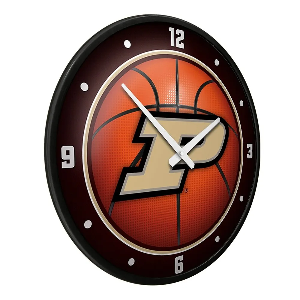Purdue Boilermakers: Basketball - Modern Disc Wall Clock