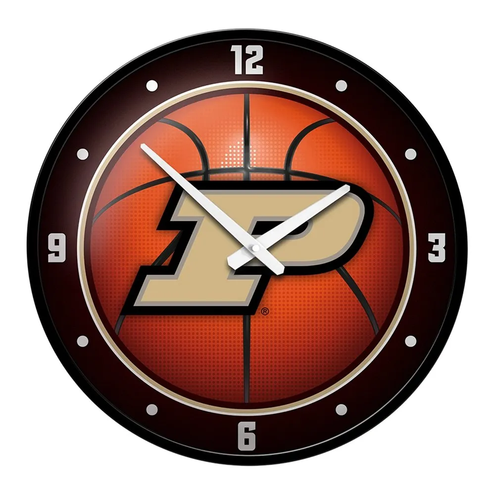 Purdue Boilermakers: Basketball - Modern Disc Wall Clock