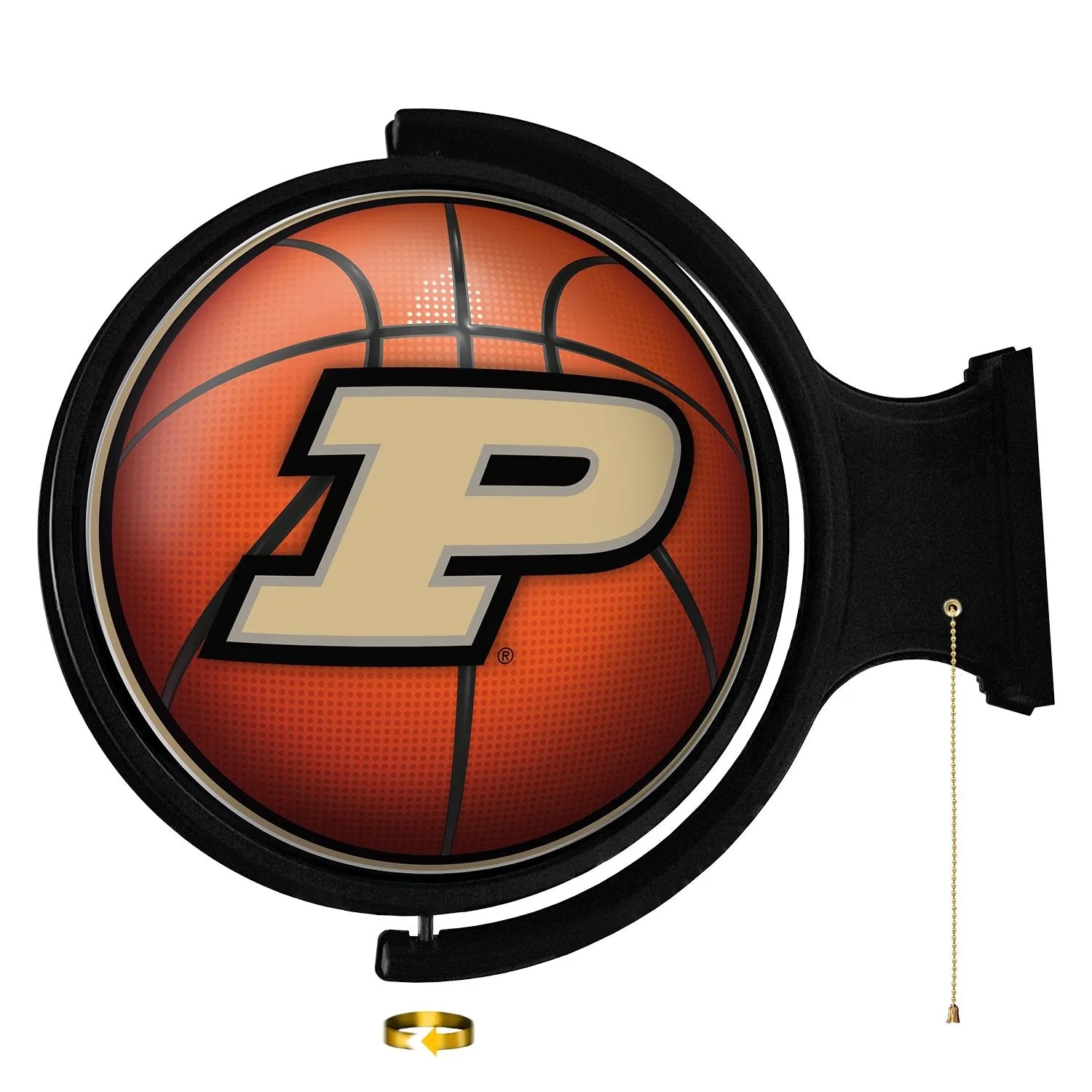 Purdue Boilermakers: Basketball - Original Round Rotating Lighted Wall Sign