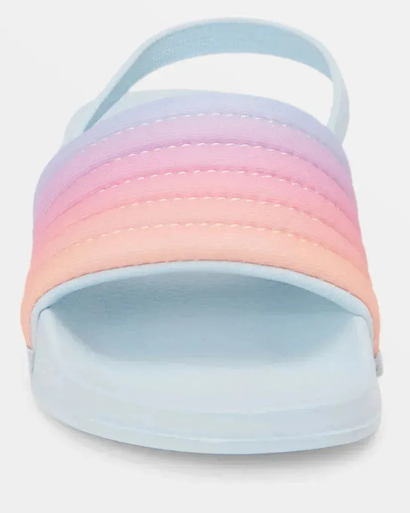 Roxy Toddler Slippy Ribbed Slide Sandals FIN
