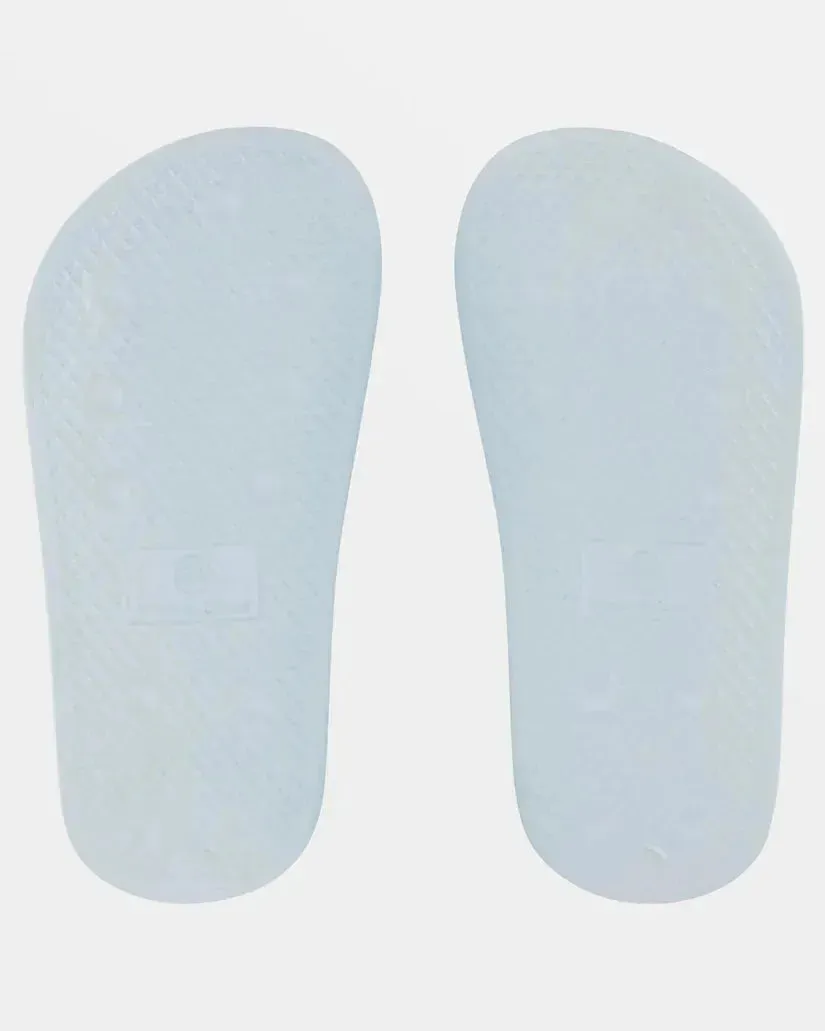 Roxy Toddler Slippy Ribbed Slide Sandals FIN