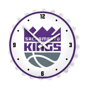 Sacramento Kings: Bottle Cap Lighted Wall Clock
