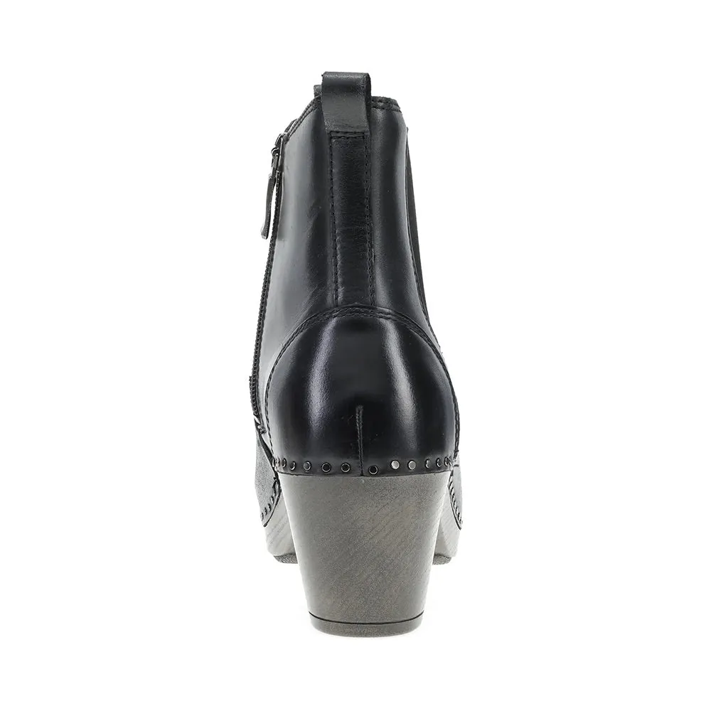 Shayna (Black Burnished Calf)