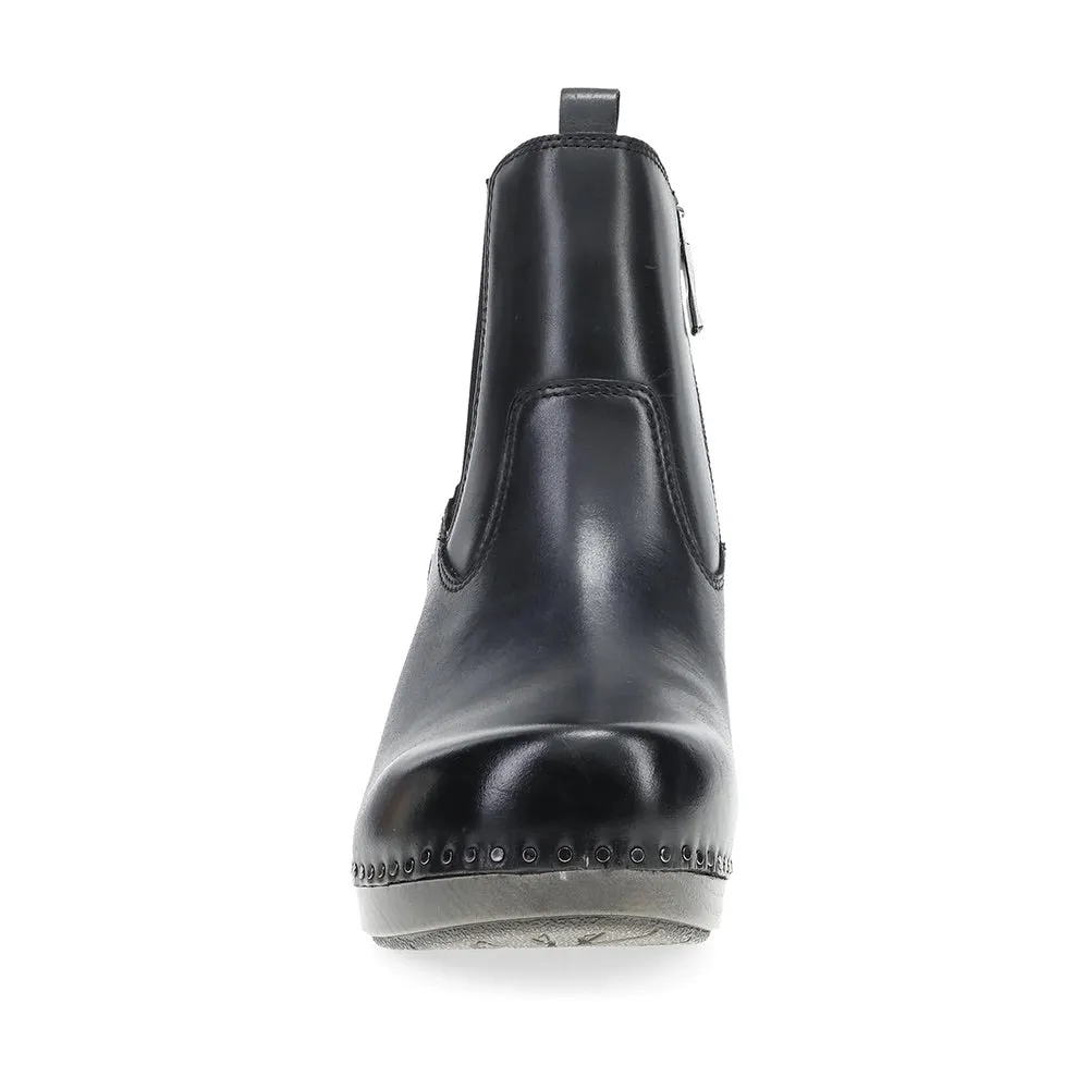 Shayna (Black Burnished Calf)