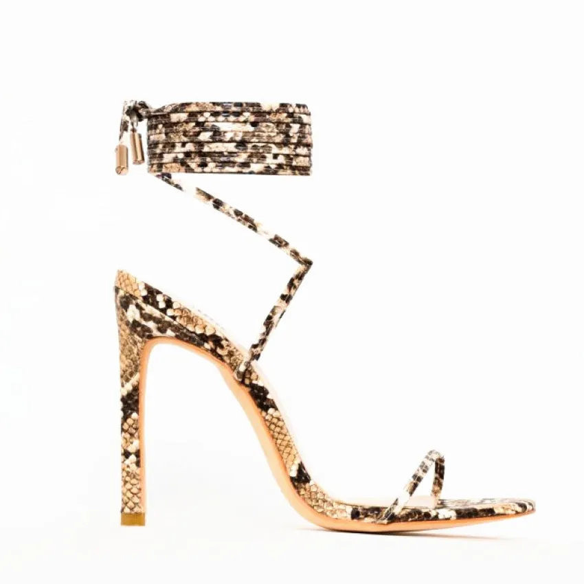 Shoes Gladiator Sandals Ankle Cross Strap High Heels Sandals Summer Shoes Sandalias Ladies Shoes