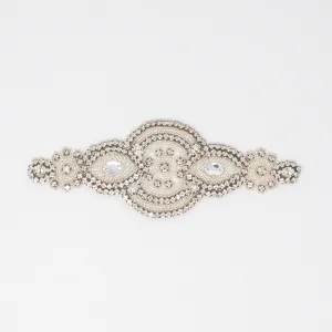 Silver Rhinestone Applique | Amelia