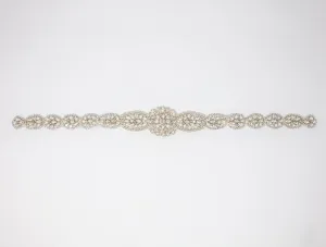 Silver Rhinestone Applique | Annabelle